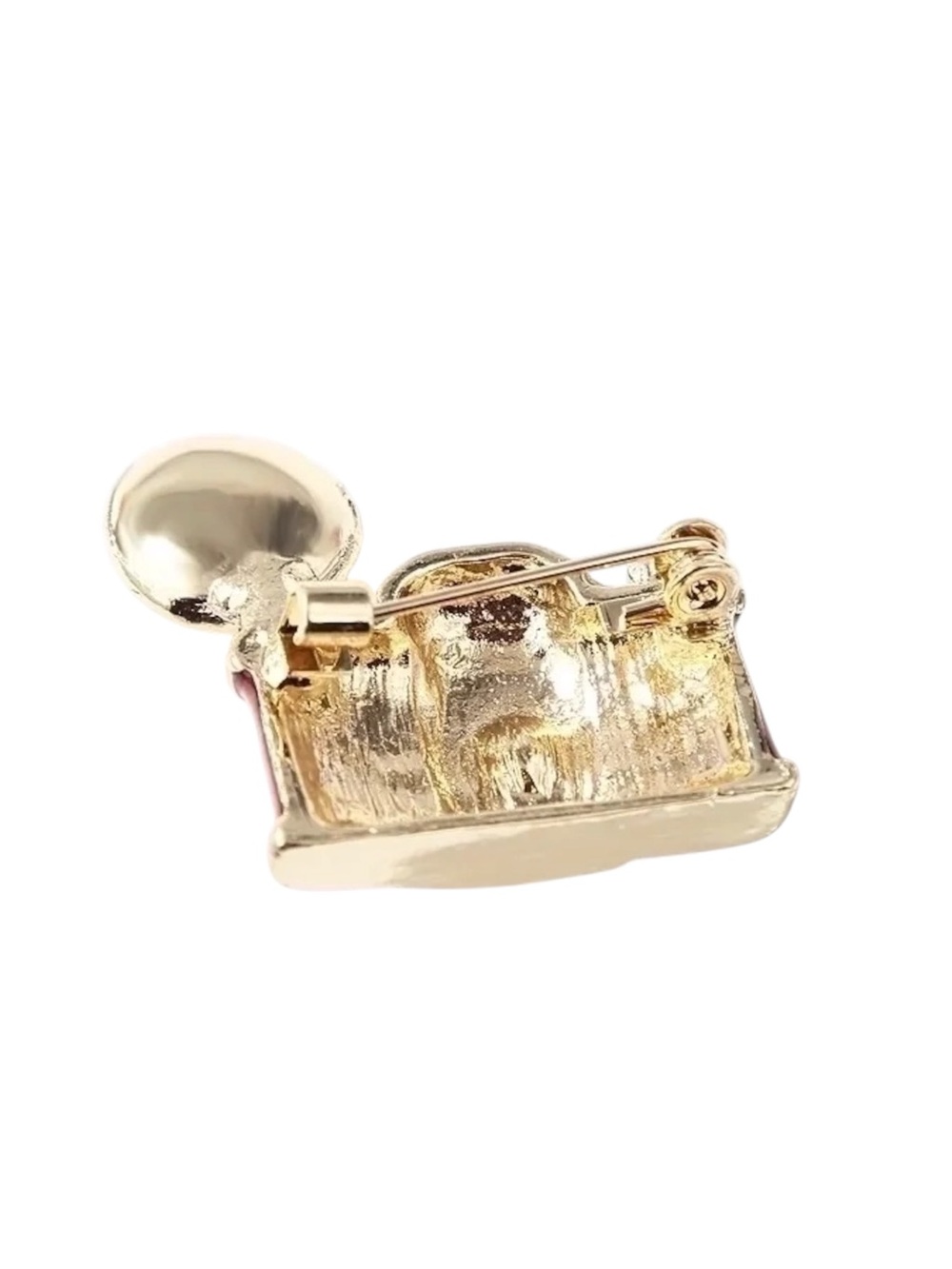Vintage Style Retro Camera Brooch or Pin - Picture 2 of 2